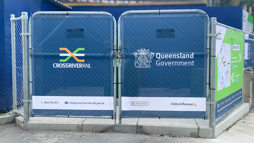 Qld Govt | Cross River Rail | Select Mesh Panels